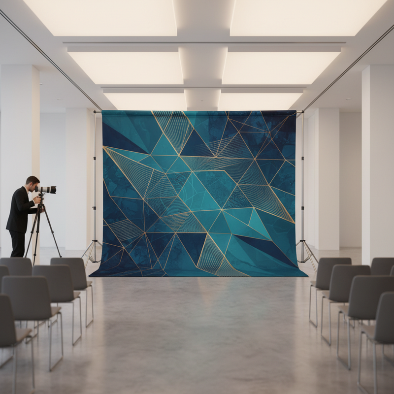 Tension Fabric Backdrop with Stand: Your Event Upgrade