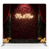 Midnight Rose Vows Pillowcover Backdrop