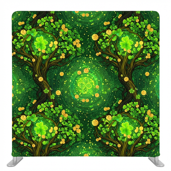 Emerald Fortune Double-Sided Pillowcover Backdrop - Back