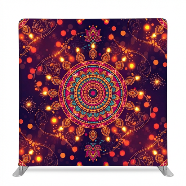 Midnight Celestial Double-Sided Pillowcover Backdrop - Front