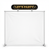 Gilded Midnight Toast Backdrop Header Banner