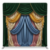 True Backdrops Imperial Royal double-sided pillowcover backdrop with elegant design, shown in a framed view.