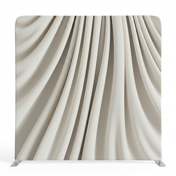 Linen Alabaster double-sided backdrop pillowcover by True Backdrops, showcasing a soft, textured fabric in neutral tones.