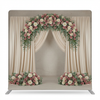 Toasted Champagne double-sided pillowcover backdrop by True Backdrops, showing textured champagne-colored fabric on both sides.