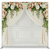 Porcelain Rose Garden pillowcover backdrop by True Backdrops, featuring soft floral design and decorative fabric for photography backgrounds.