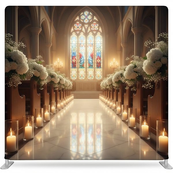 Sacred Vows pillowcover backdrop by True Backdrops featuring a decorative pillow cover with sacred vow design for special occasions.