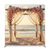 Sunset Shore Vows pillowcover backdrop from True Backdrops with a scenic sunset design, ideal for wedding or event photography.
