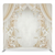 Ivory silk orchid pillowcover backdrop with floral design, ideal for elegant home decor and photography backgrounds.