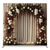 Crimson heirloom pillowcover backdrop from True Backdrops, featuring a rich red fabric with detailed embroidery and textured design.