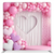 Sweetheart Reverie Pillowcover Backdrop by True Backdrops, featuring a soft, romantic pillowcover design with floral and heart motifs.