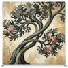 Gilded Willow Blossom Pillowcover Backdrop by True Backdrops featuring a soft floral pattern on fabric pillowcover backdrop.