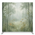 True Backdrops Misty Morning Meadow Pillowcover Backdrop, printed fabric with soft pastel meadow scene for photography or decor.