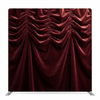 Crimson Encore Pillowcover Backdrop by True Backdrops, featuring a vibrant red pillowcover with a textured fabric appearance.