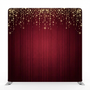 Crimson Starlight evening pillowcover backdrop by True Backdrops, featuring rich red fabric with starry pattern for elegant decor.