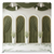 Olive Manor Atrium Pillowcover Backdrop by True Backdrops, featuring a textured fabric pillowcover in olive green with decorative patterns.