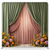 Sage and Silk Blossom Pillowcover Backdrop