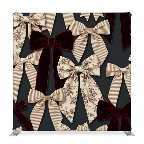 Heirloom Velvet Ribbon Pillowcover Backdrop