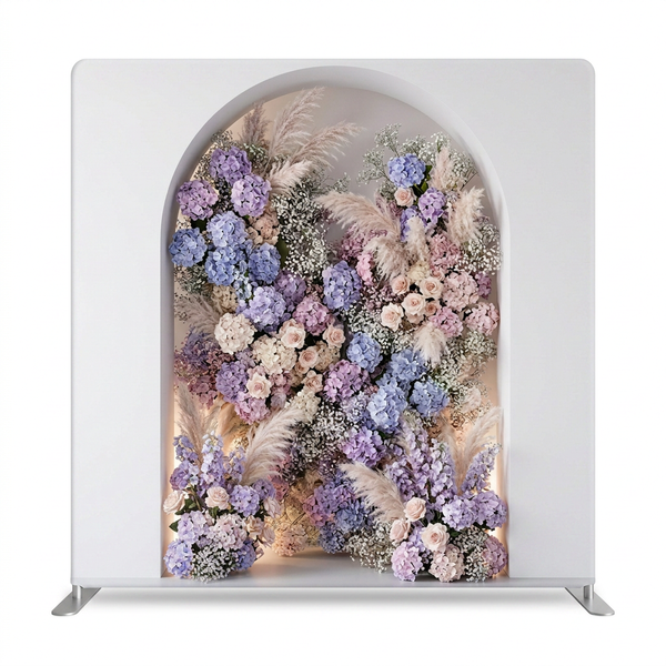Hazy Lavender Alcove Pillowcover Backdrop