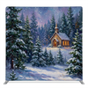 Silent Night Chapel Pillowcover Backdrop