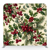 Crimson Winter Frost Pillowcover Backdrop