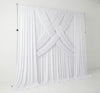 Pre-Pleated Drapery Backdrop with Pole Pocket