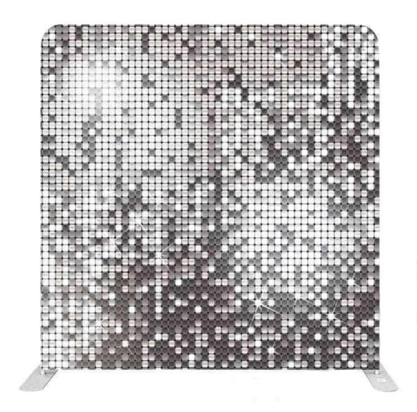 8x8 Gold & Silver Sparkle Double Sided Pillow Cover Backdrop (Ships Next Day)