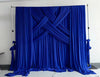 Pre-pleated drapery backdrop with pole pocket by True Backdrops, showcasing elegant fabric and easy hanging design.