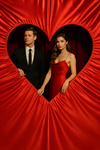 True Love Heart Frame Photo Booth Backdrop