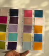 Pre-pleated drapery backdrop with pole pocket from True Backdrops, showcasing a smooth, elegant fabric in neutral tones.