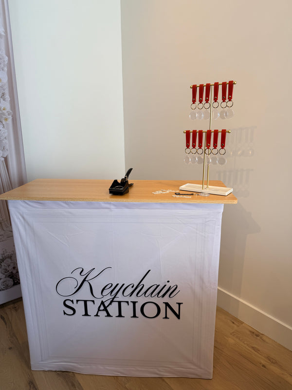 Keychain Station Starter Pack (100 Pre‑Assembled Keychains + Station)