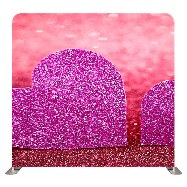 Rose Gold Romance – Double-Sided Pillow Cover Backdrop by True Backdrops, close-up view of the material and construction.