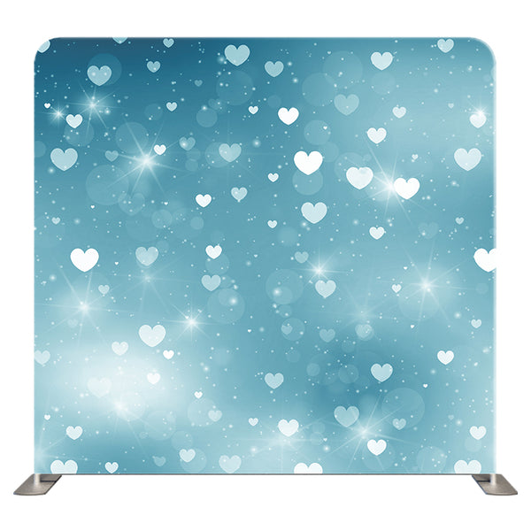 Blue Valentine Lights – Double-Sided Pillow Cover Backdrop by True Backdrops, alternate angle showing detail and quality.
