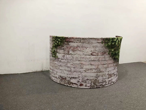 Round DJ table Facade Booth