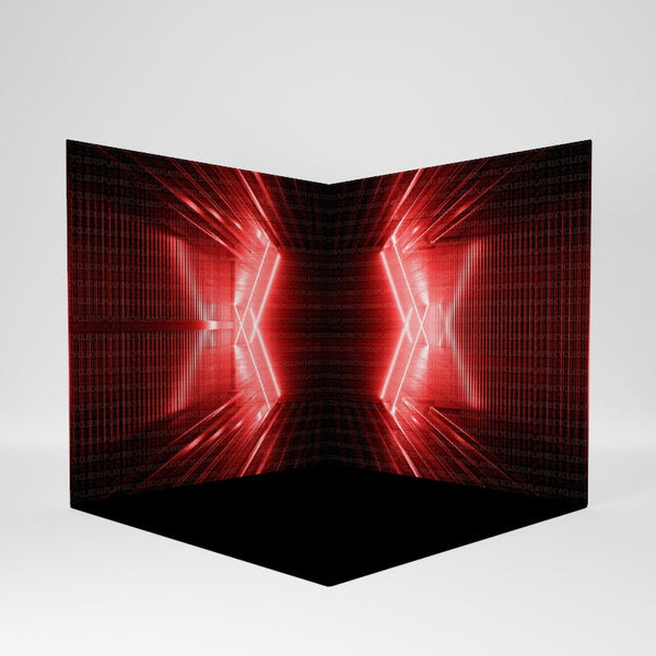 Room Scene Photo Booth Backdrop A - Premium 8x8x8 3D Photography Enclosure