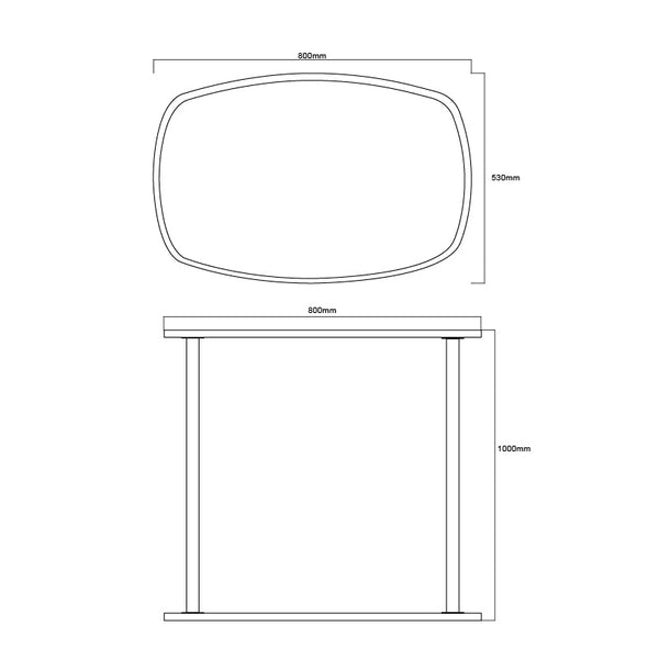 Square Fabric Pop Up Counter
