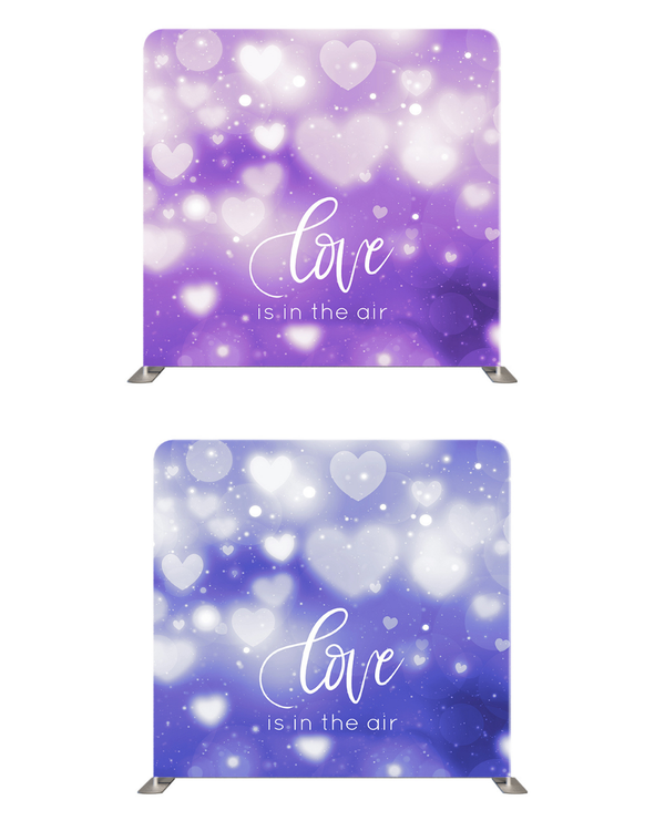 Lavender Kiss – Double-Sided Pillow Cover Backdrop by True Backdrops, shown in a product photo for photo booth operators.