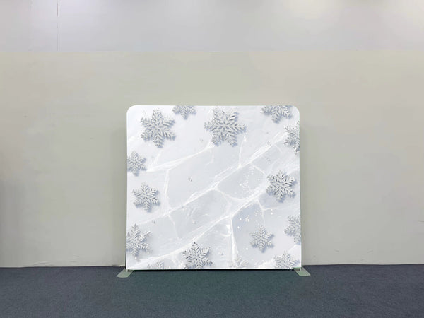 Crystal Snowfall Pillow Cover Backdrop
