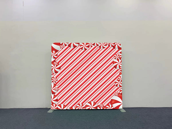 Peppermint Twist Pillow Cover Backdrop
