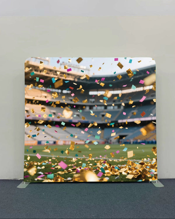 Championship Celebration – Single-Sided Pillow Cover Backdrop