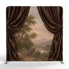 Chocolate Drape Pastoral Reveal Pillowcover Backdrop
