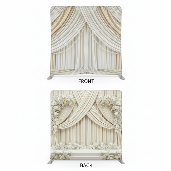 Alabaster Orchid Double-Sided Pillowcover Backdrop