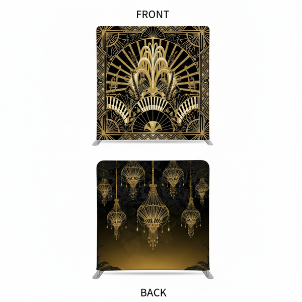 Gilded Noir Double-Sided Pillowcover Backdrop - Cover