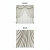 Alabaster silk double-sided backdrop pillowcover by True Backdrops, showing smooth, elegant fabric with a soft, luxurious finish.