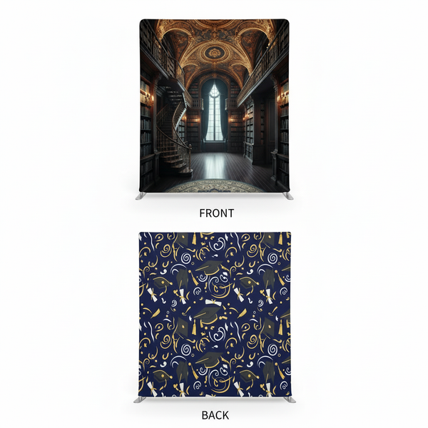 Double-sided pillowcover backdrop with elegant midnight design, ideal for photography or decor, by True Backdrops.