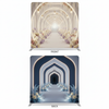 Luminous Midnight double-sided pillowcover backdrop by True Backdrops, showcasing a dark, glowing design on both sides.