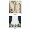 Velvet Heirloom Double-Sided Pillowcover Backdrop by True Backdrops, showing luxurious textured velvet fabric on both sides.