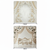 Ivory Magnolia double-sided backdrop pillowcover by True Backdrops, showing detailed floral pattern on both sides.