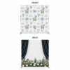 Meadow Heirloom double-sided pillowcover backdrop by True Backdrops, showing the detailed floral and textured design on both sides.