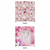 Pink sweetheart double-sided pillowcover backdrop by True Backdrops, showing soft pink fabric with heart pattern on both sides.