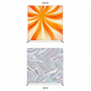 Double-sided California Celestial pillowcover backdrop by True Backdrops, featuring celestial moon and star patterns.